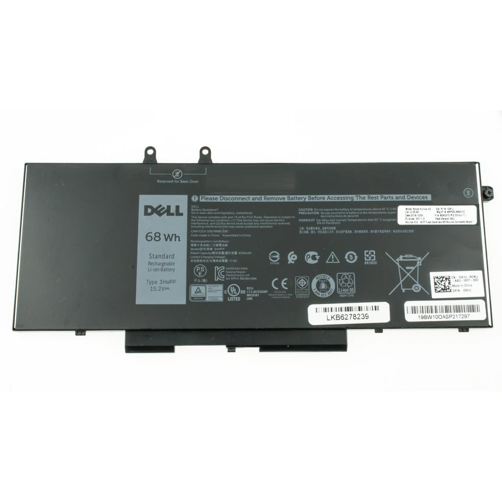 Акумулятор до ноутбука Dell Latitude 5501 3HWPP, 4250mAh (68Wh), 4cell, 15.2V, Li-ion (A47595) - фото 1