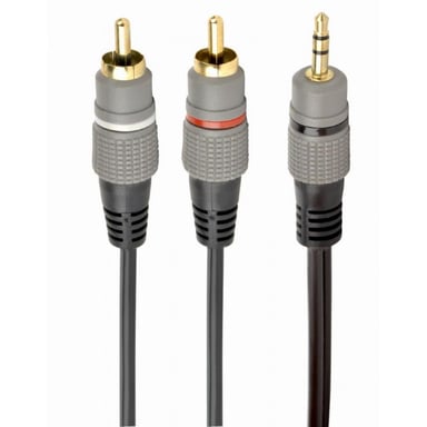 Кабель мультимедійний 3.5 Jack to 2RCA 1.5m Cablexpert (CCA-352-1.5M) - фото 1