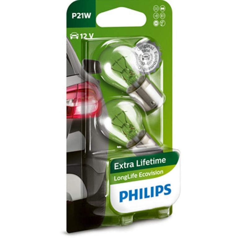 Автолампа Philips 21W (12498 LLECO B2) - фото 1