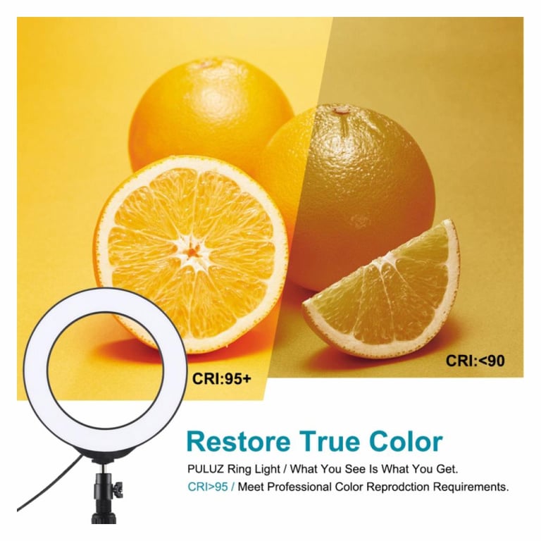 Набір блогера Puluz Ring USB LED lamp PKT3047B 6.2" + table mount (PKT3047B) - фото 5