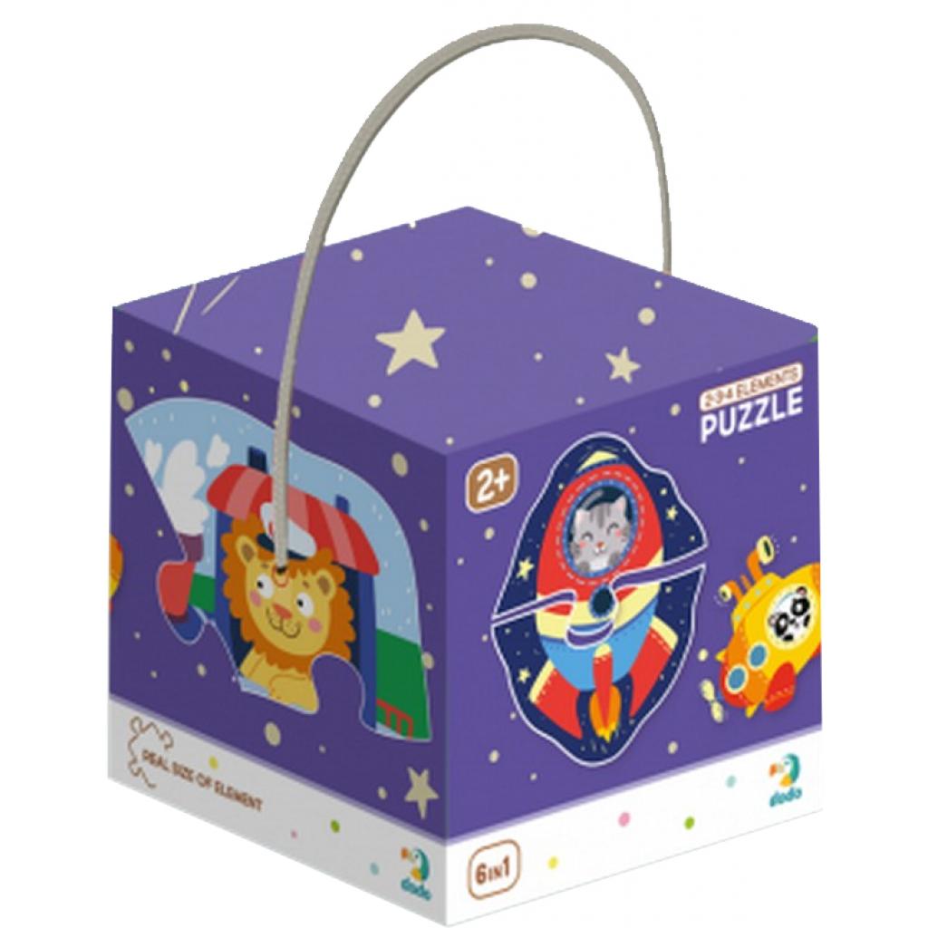 Пазл DoDo 2-3-4 елементи Транспорт (300154) - фото 1