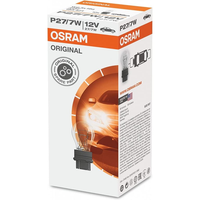 Автолампа Osram 27/7W (OS 3157) - фото 1