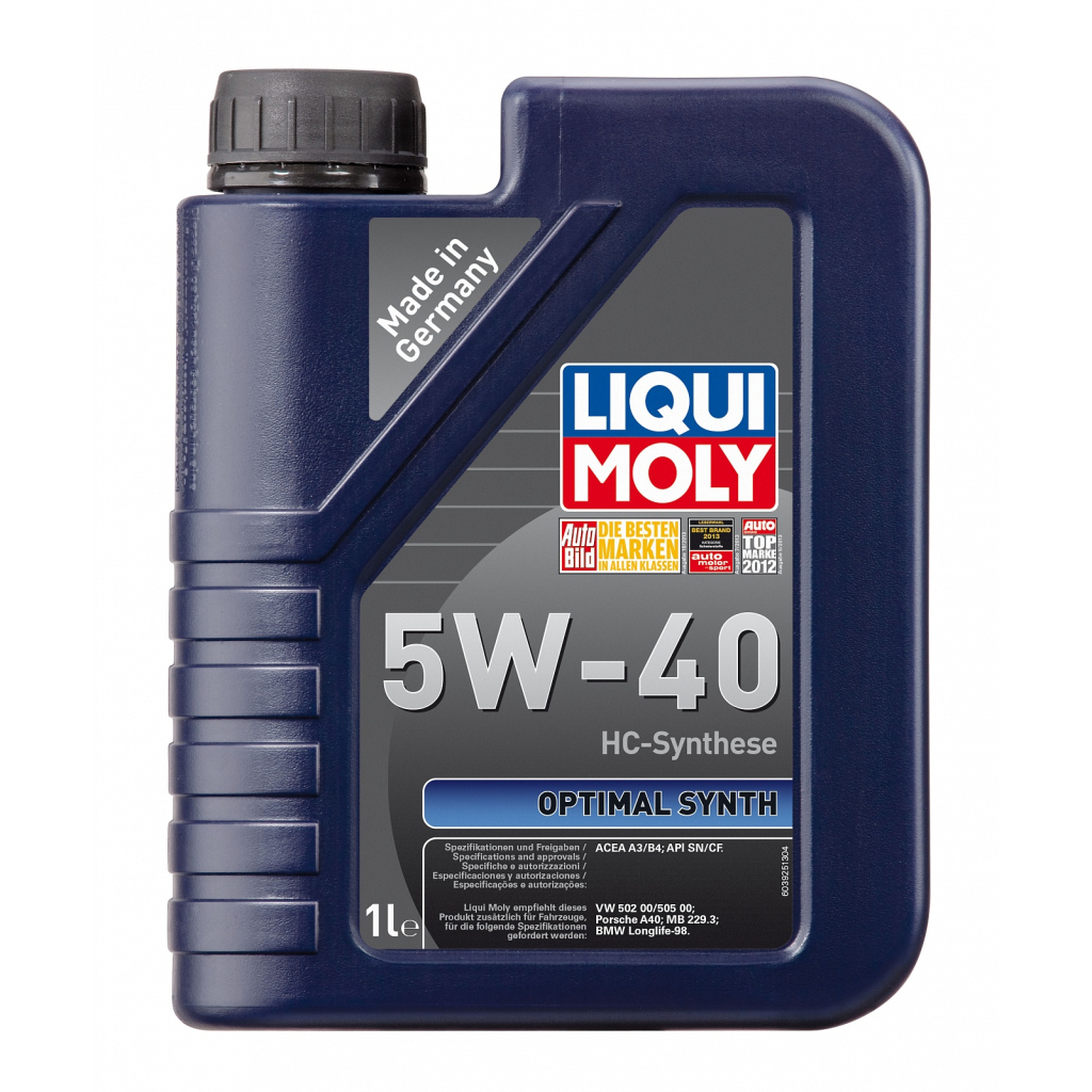 Моторна олива Liqui Moly Optimal Synth 5W-40 1л (LQ 3925) - фото 1