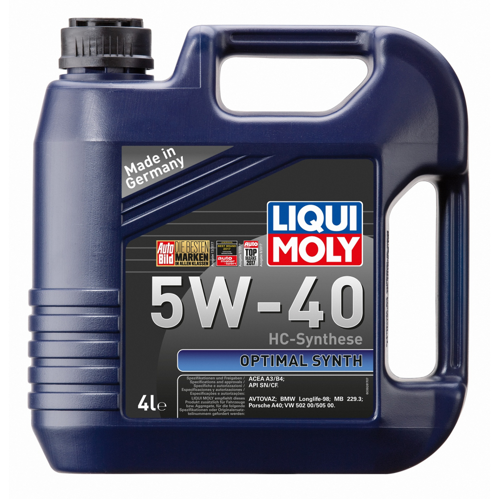 Моторна олива Liqui Moly Optimal Synth 5W-40 4л (LQ 3926) - фото 1