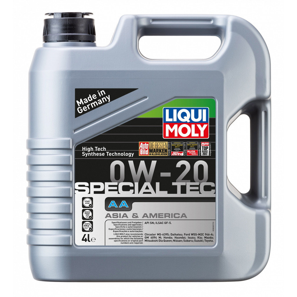 Моторна олива Liqui Moly Special Tec AA 0W-20 4л (9705) - фото 1