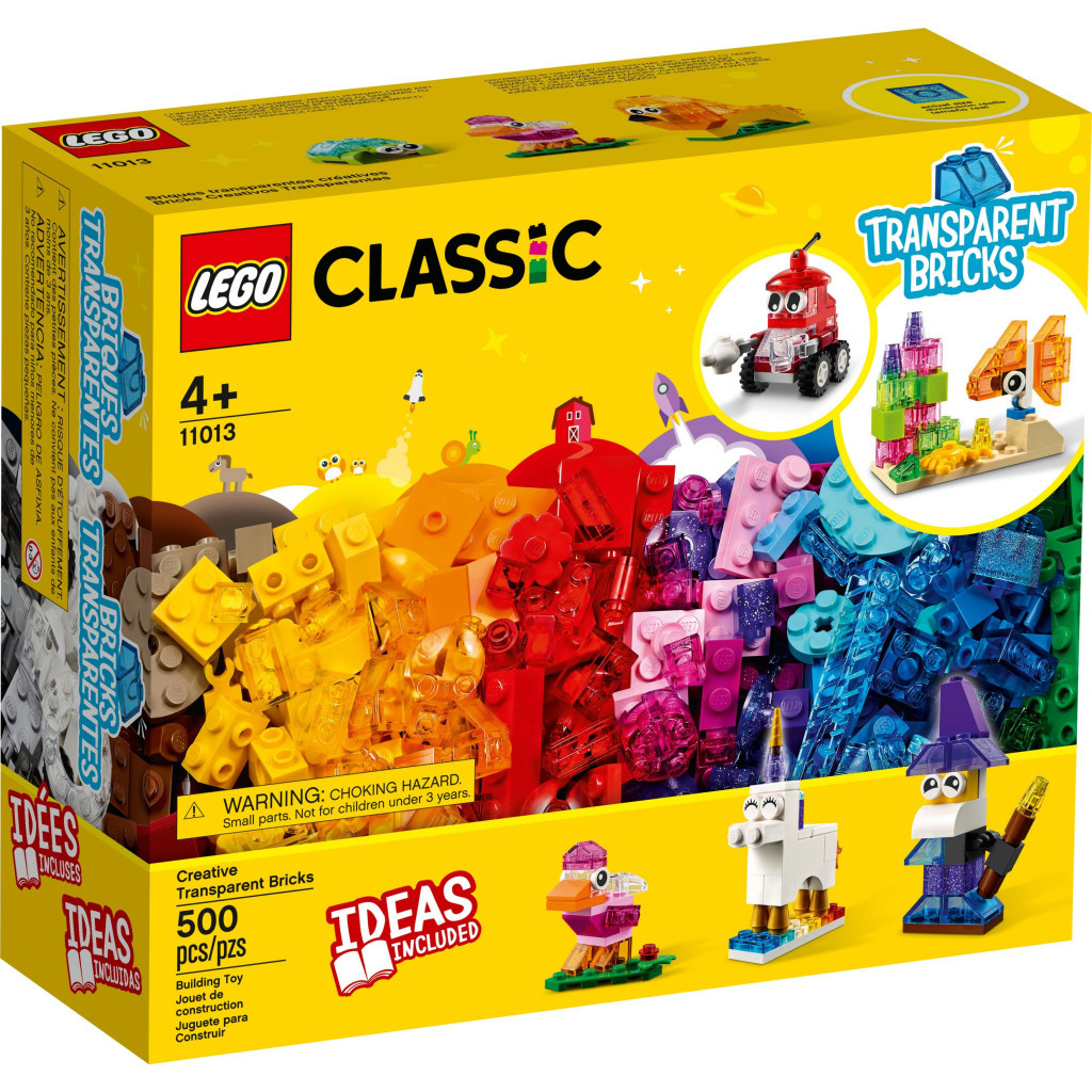 Конструктор LEGO Classic Прозорі кубики для творчості (11013) - фото 1