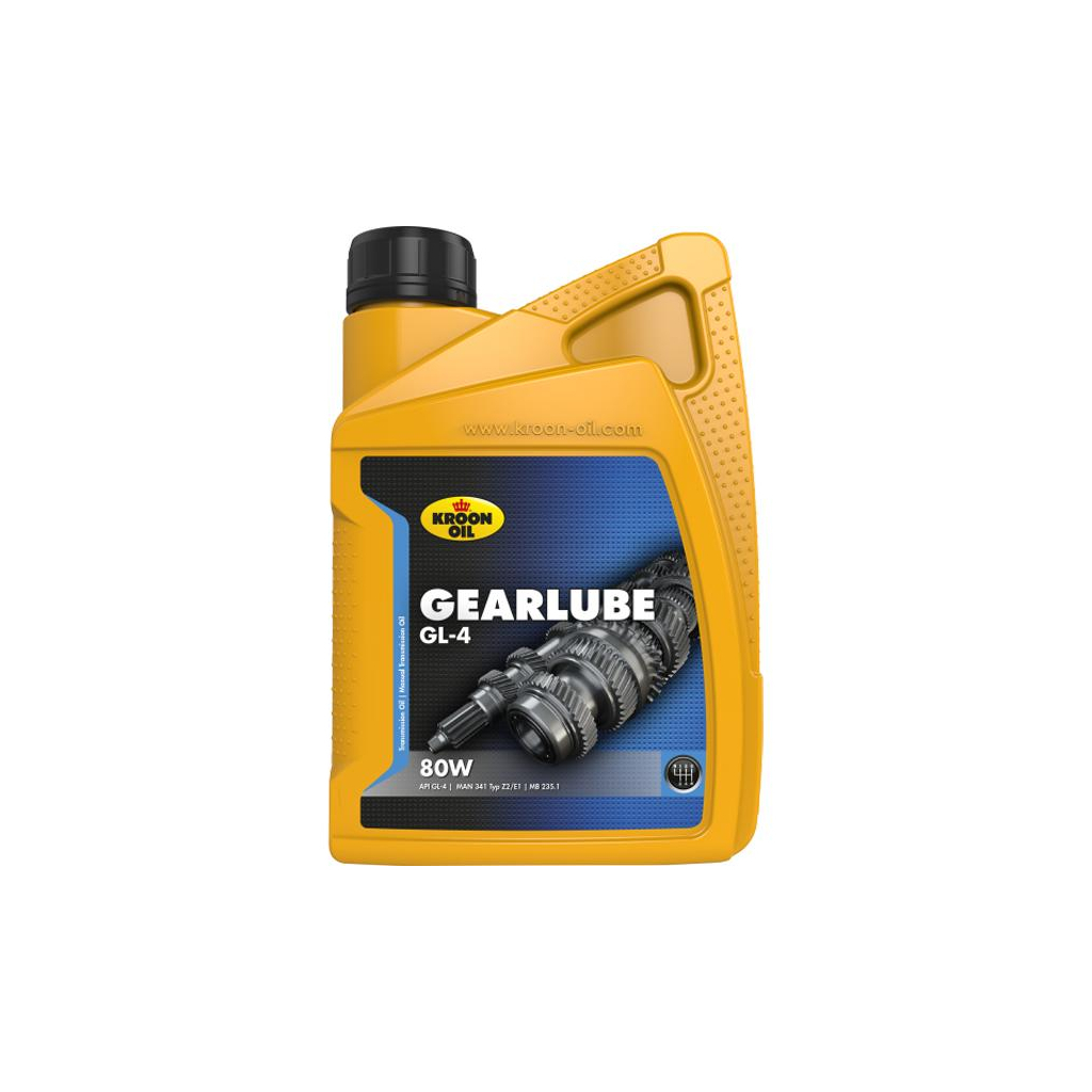 Трансмісійна олива Kroon-Oil GEARLUBE GL-4 80W 1л (KL 01209) - фото 1