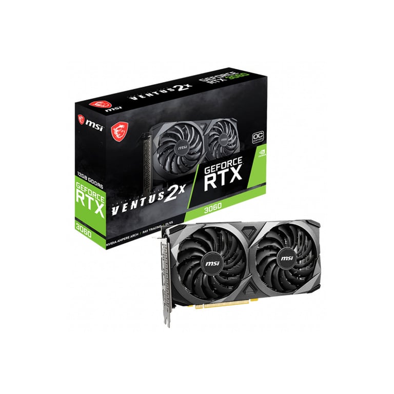 Відеокарта MSI GeForce RTX3060 12Gb VENTUS 2X OC (RTX 3060 VENTUS 2X 12G OC) - фото 2