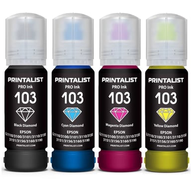 Чорнило Printalist Epson L3100/3110/3150 4х70г B/C/M/Y (PL103SET) - фото 1