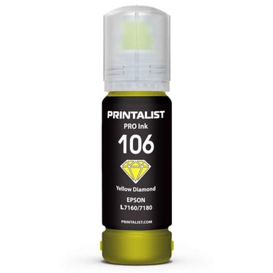 Чорнило Printalist Epson 106 L7160/7180 70г Yellow (PL106Y) - фото 1