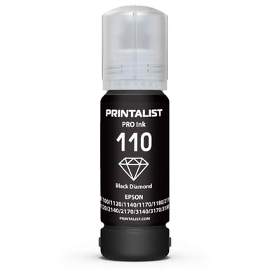 Чорнило Printalist Epson 110 M1100/M1120 70г Black Pigment (PL110BP) - фото 1