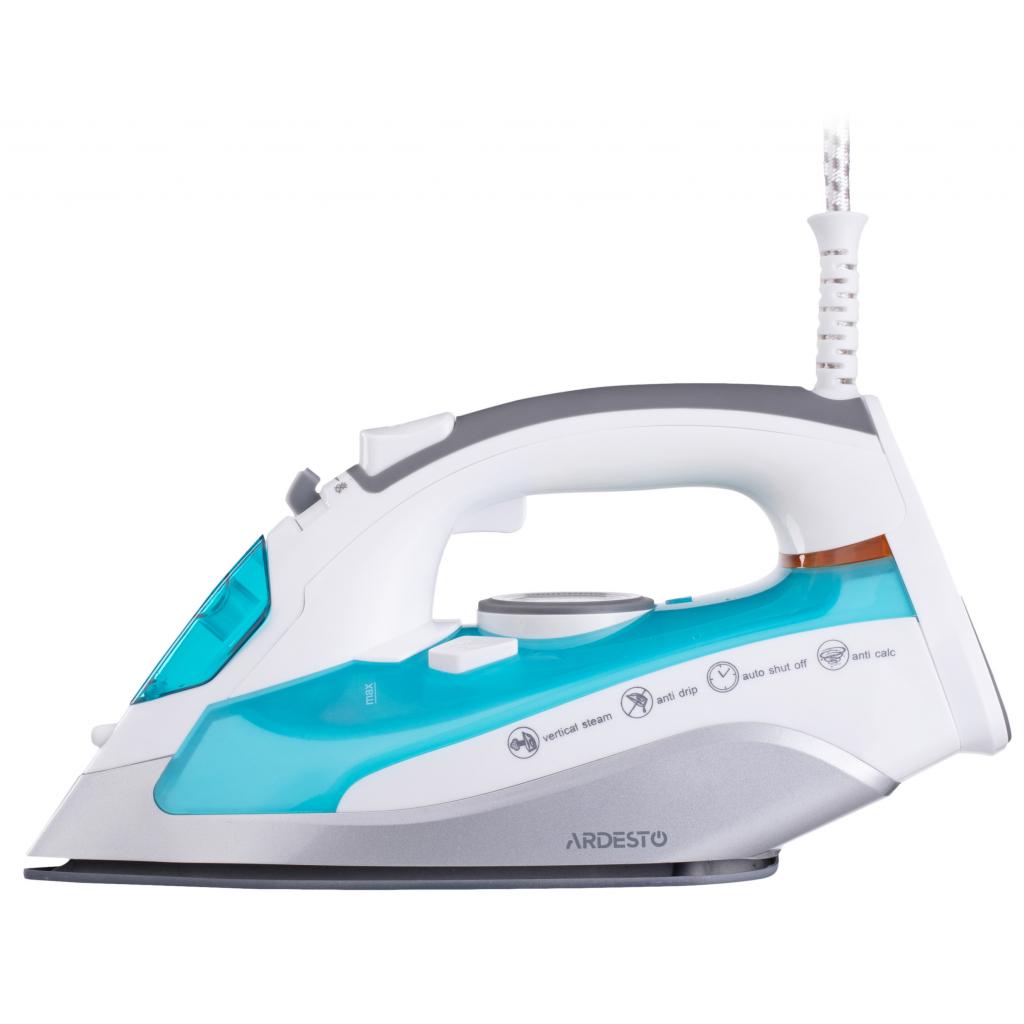 Праска Ardesto IR-C2228-TQ/2200Вт/280мл/пар/ самоочищення /антикапля /керам (IR-C2228-TQ) - фото 2 Праска Ardesto IR-C2228-TQ/2200Вт/280мл/пар/ самоочищення /антикапля /керам (IR-C2228-TQ) - фото 2