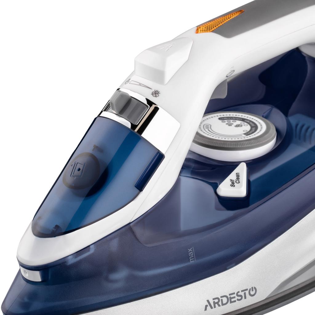 Праска Ardesto IR-C2232-BL /2200Вт /320мл/пар/ самоочищення/антикапля /кера (IR-C2232-BL) - фото 5 Праска Ardesto IR-C2232-BL /2200Вт /320мл/пар/ самоочищення/антикапля /кера (IR-C2232-BL) - фото 5