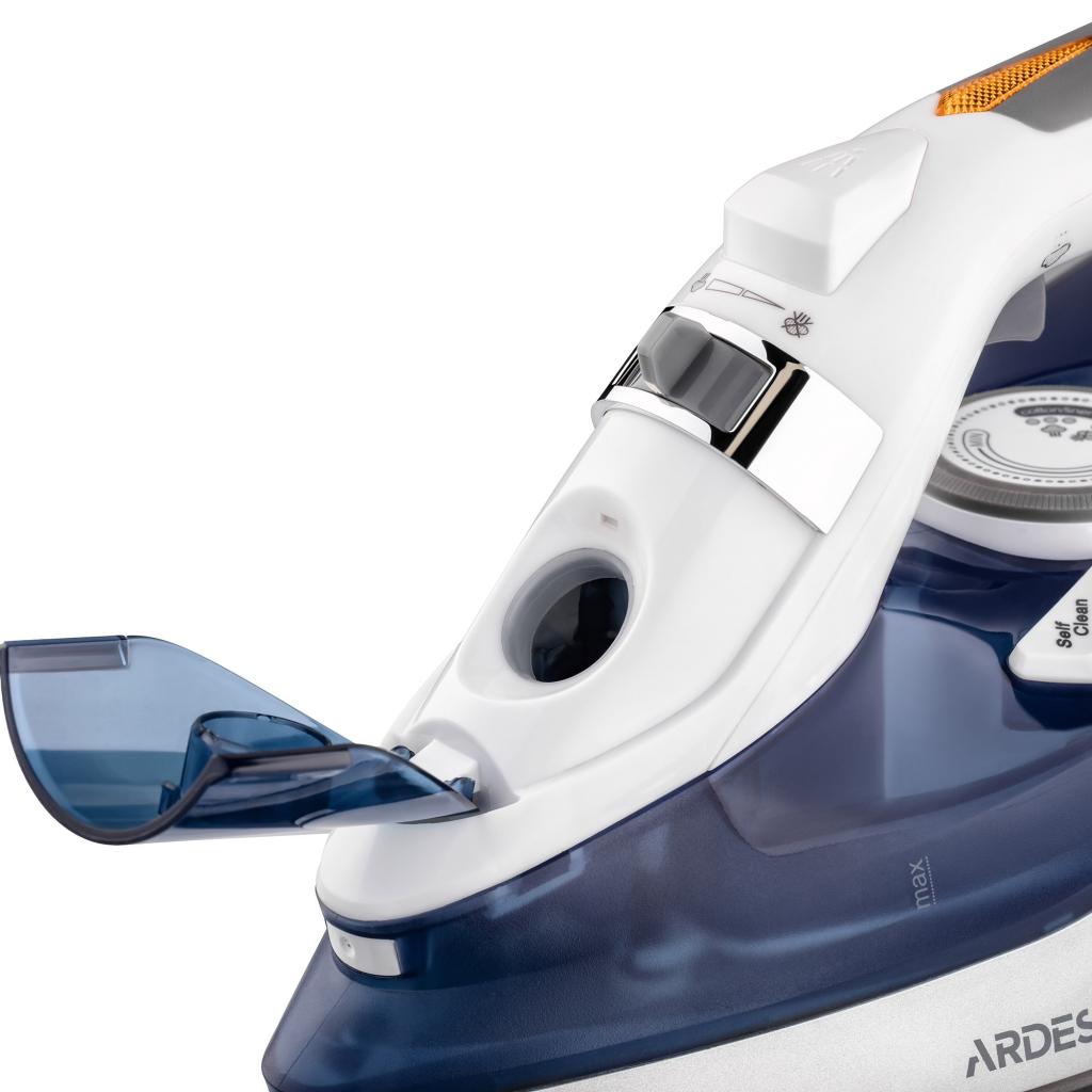 Праска Ardesto IR-C2232-BL /2200Вт /320мл/пар/ самоочищення/антикапля /кера (IR-C2232-BL) - фото 6 Праска Ardesto IR-C2232-BL /2200Вт /320мл/пар/ самоочищення/антикапля /кера (IR-C2232-BL) - фото 6