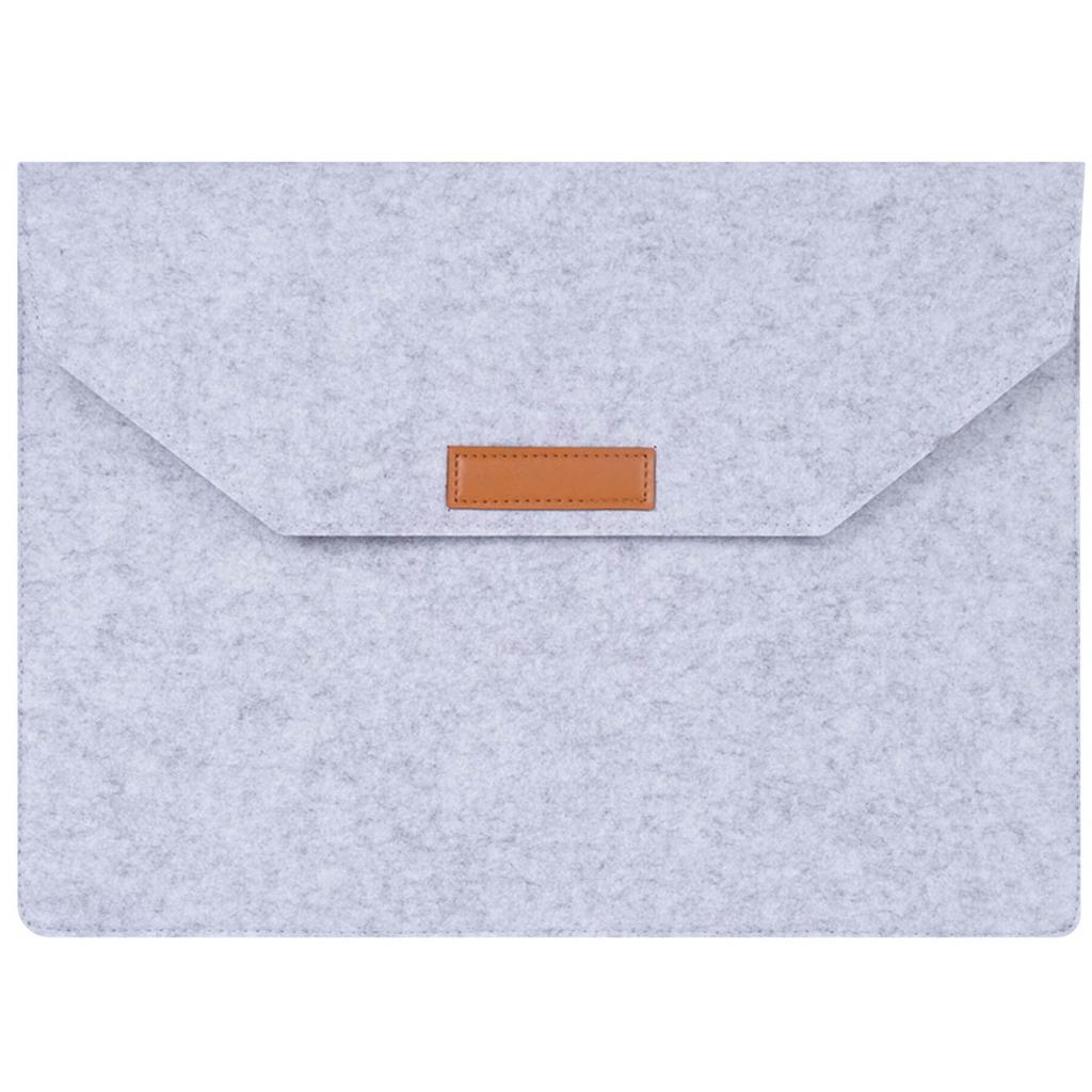 Чохол до ноутбука AirOn 13,3" Premium Grey (4822356710620) - фото 1