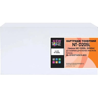Картридж NewTone Samsung ML-3310/3710/SCX-4833, MLT-D205L/SU965A Black (NT-D205L) - фото 1