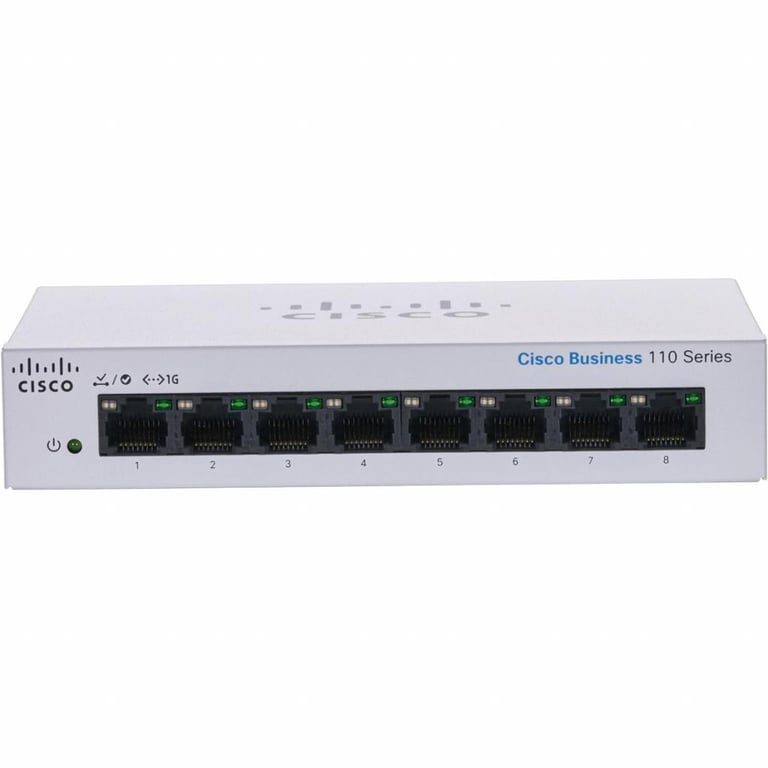 Комутатор мережевий Cisco CBS110-8T-D-EU - фото 2