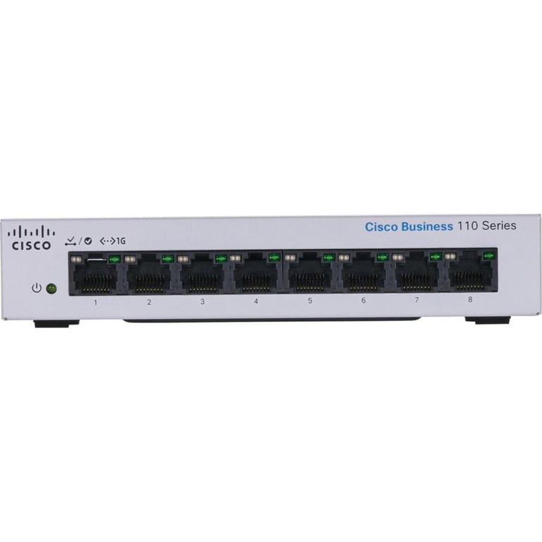 Комутатор мережевий Cisco CBS110-8T-D-EU - фото 3