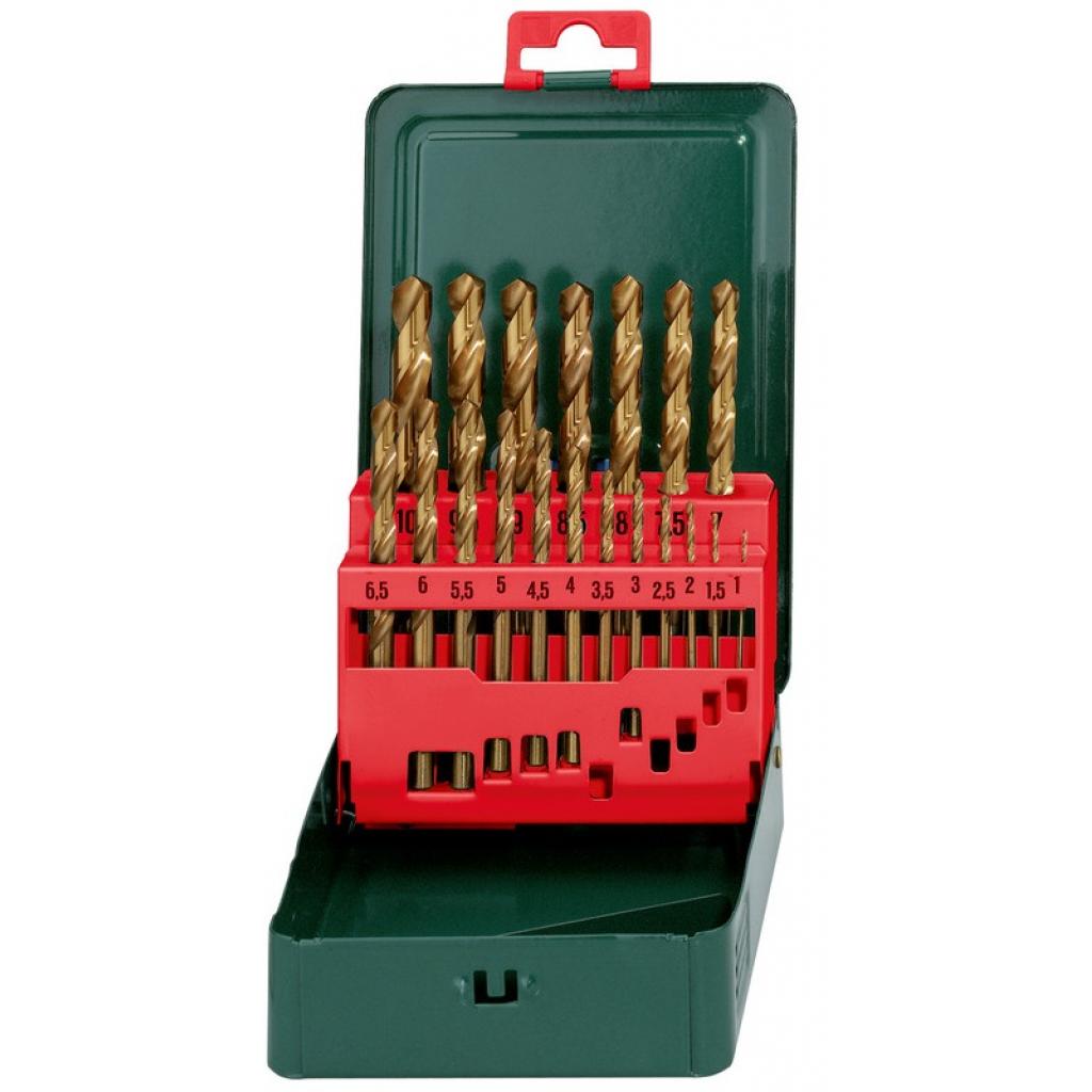 Набір свердл Metabo HSS-TiN 19шт. Promotion (627156000) - фото 1 Набір свердл Metabo HSS-TiN 19шт. Promotion (627156000) - фото 1