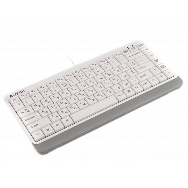 Клавіатура A4Tech FK11 Fstyler Compact Size USB White (FK11 USB (White)) - фото 2