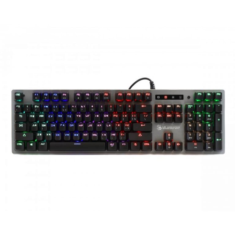 Клавіатура A4Tech Bloody B760 Green Sw Black (4711421953108) - фото 1