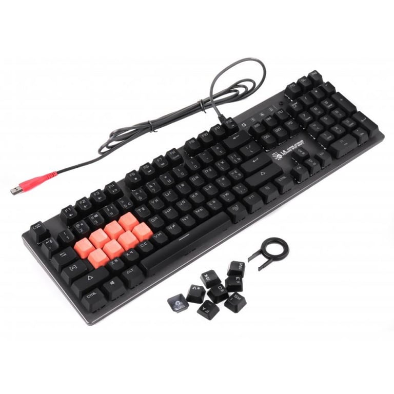 Клавіатура A4Tech Bloody B760 Green Sw Black (4711421953108) - фото 4