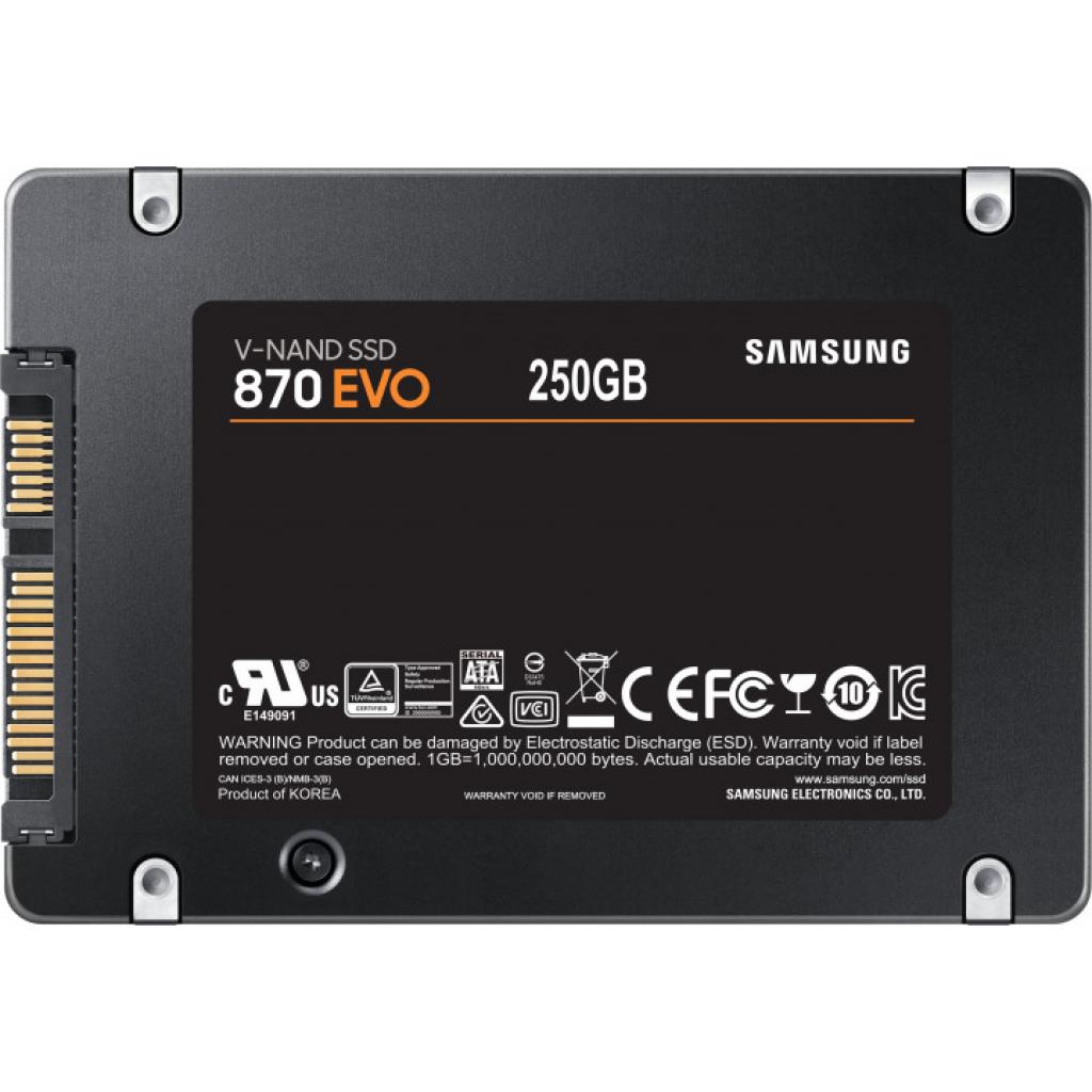 Накопичувач SSD 2.5" 250GB 870 EVO Samsung (MZ-77E250BW) - фото 4 Накопичувач SSD 2.5" 250GB 870 EVO Samsung (MZ-77E250BW) - фото 4