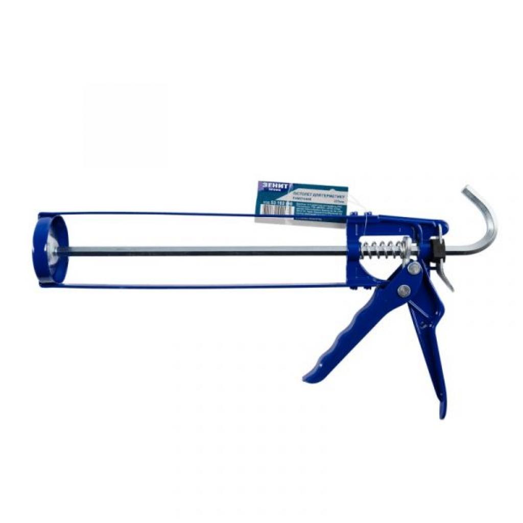 Пістолет для герметика Зеніт "ПРОФІ" 225 мм рамочний алюмінієвий (53102090) - фото 1 Пістолет для герметика Зеніт "ПРОФІ" 225 мм рамочний алюмінієвий (53102090) - фото 1