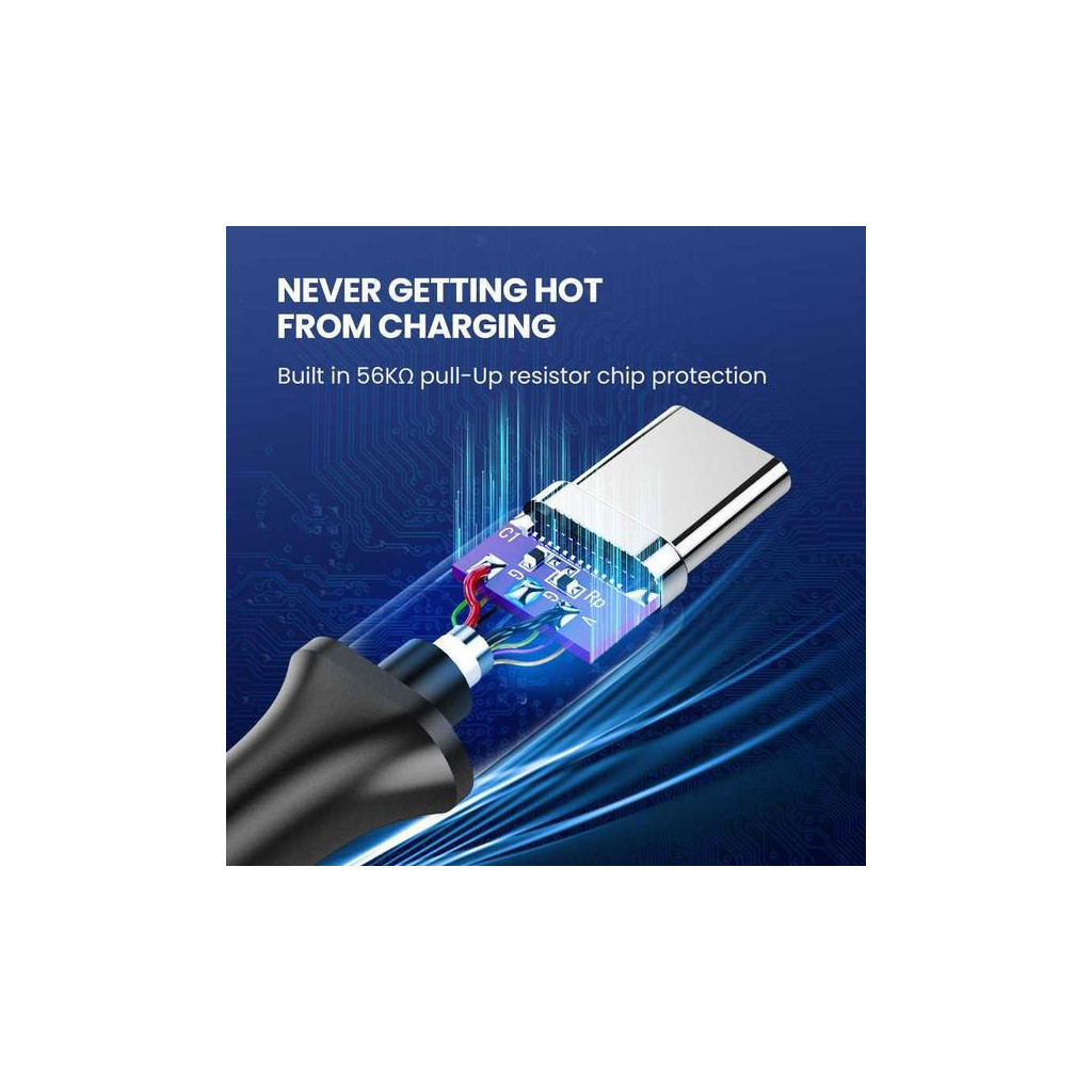 Дата кабель USB 3.0 AM to Type-C 1.0m US184 Black Ugreen (20882) - фото 6 Дата кабель USB 3.0 AM to Type-C 1.0m US184 Black Ugreen (20882) - фото 6