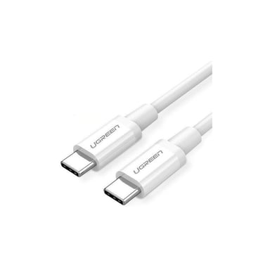 Дата кабель USB-C to USB-C 1.0m US264 ABS Shell White Ugreen (60518) - фото 1
