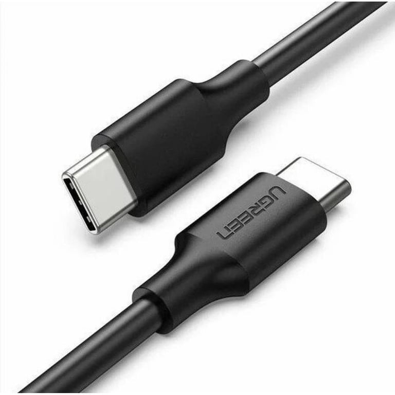 Дата кабель USB-C to USB-C 1.0m US286 3A Black Ugreen (50997) - фото 1