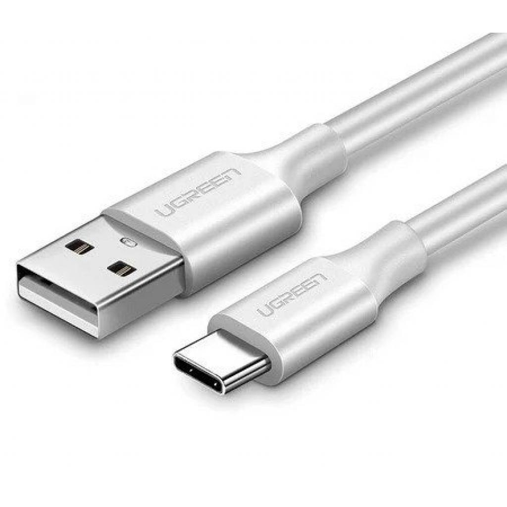 Дата кабель USB 2.0 AM to USB-C 1.0m US287 White Ugreen (60121) - фото 1 Дата кабель USB 2.0 AM to USB-C 1.0m US287 White Ugreen (60121) - фото 1