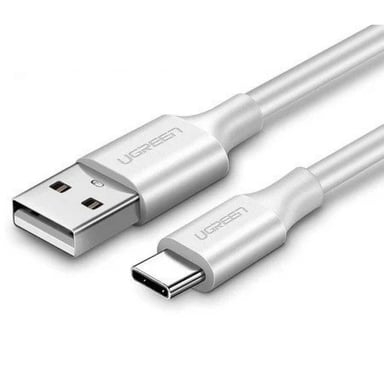 Дата кабель USB 2.0 AM to USB-C 1.0m US287 White Ugreen (60121) - фото 1