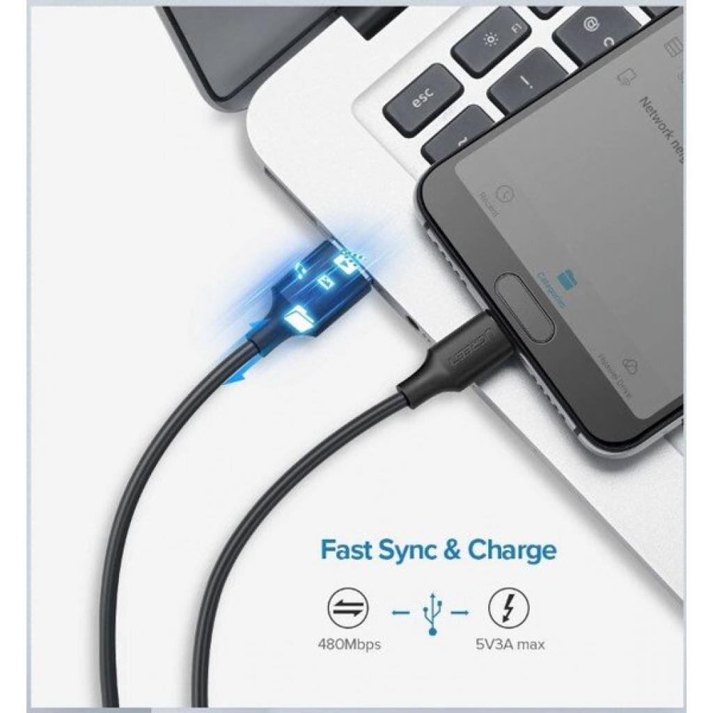 Дата кабель USB 2.0 AM to USB-C 2.0m US287 Black Ugreen (60118) - фото 3 Дата кабель USB 2.0 AM to USB-C 2.0m US287 Black Ugreen (60118) - фото 3