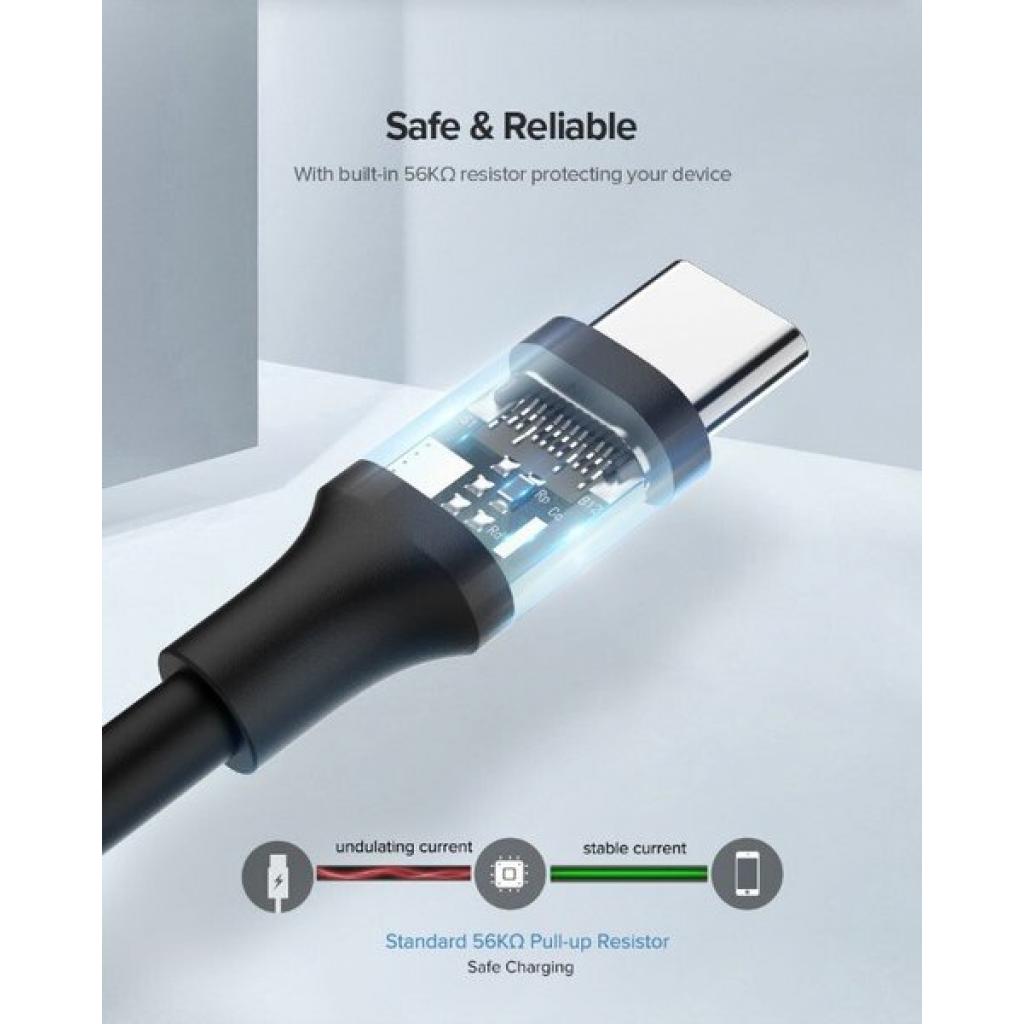 Дата кабель USB 2.0 AM to USB-C 2.0m US287 Black Ugreen (60118) - фото 6 Дата кабель USB 2.0 AM to USB-C 2.0m US287 Black Ugreen (60118) - фото 6