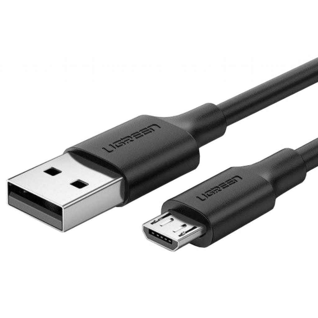 Дата кабель USB 2.0 AM to Micro 5P 1.0m US289 Black Ugreen (60136) - фото 1