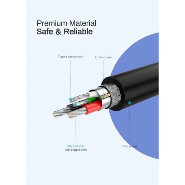 Дата кабель USB 2.0 AM to Micro 5P 2.0m US289 Black Ugreen (60138) - фото 4