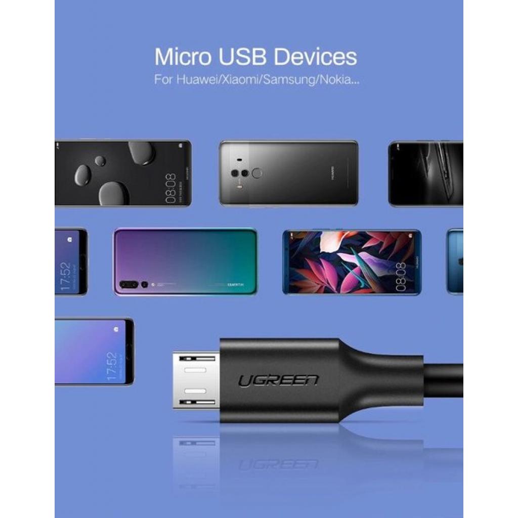 Дата кабель USB 2.0 AM to Micro 5P 2.0m US289 Black Ugreen (60138) - фото 5 Дата кабель USB 2.0 AM to Micro 5P 2.0m US289 Black Ugreen (60138) - фото 5
