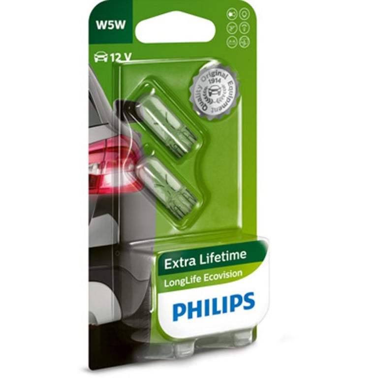Автолампа Philips 5W (12961 LLECO B2) - фото 2