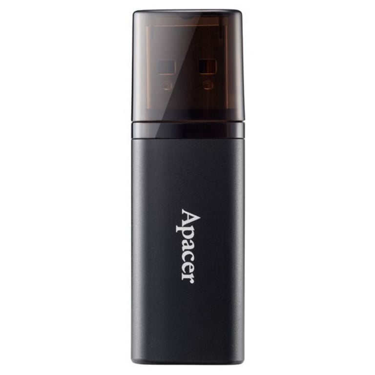 USB флеш накопичувач Apacer 64GB AH25B Black USB 3.1 (AP64GAH25BB-1) - фото 1