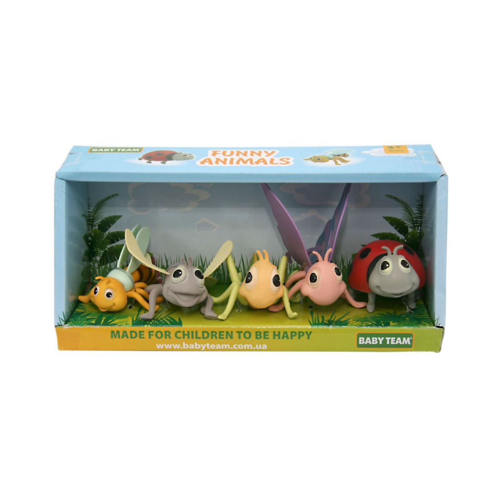 Фігурка Baby Team набір Комахи 5 шт (8834) - фото 1 Фігурка Baby Team набір Комахи 5 шт (8834) - фото 1