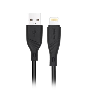 Дата кабель USB 2.0 AM to Lightning 2.0m Maxxter (UB-L-USB-02-2m) - фото 1