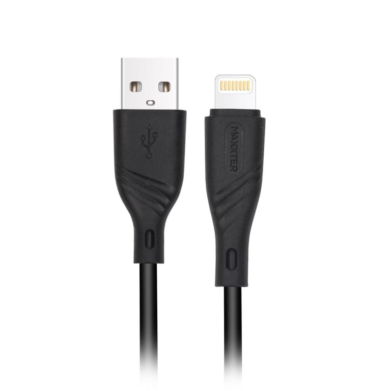 Дата кабель USB 2.0 AM to Lightning 2.0m Maxxter (UB-L-USB-02-2m) - фото 1