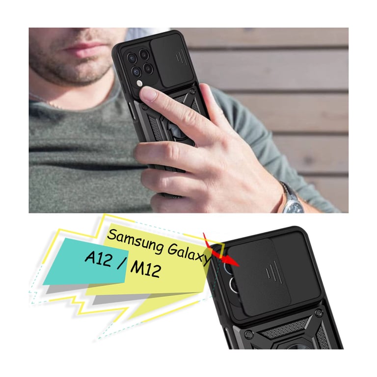 Чохол до мобільного телефона BeCover Military Samsung Galaxy A12 SM-A125 / M12 SM-M125 Black (705640) - фото 5