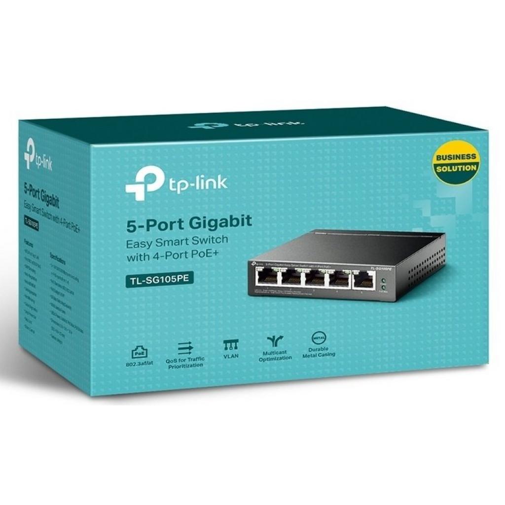 Комутатор мережевий TP-Link TL-SG105PE - фото 4 Комутатор мережевий TP-Link TL-SG105PE - фото 4