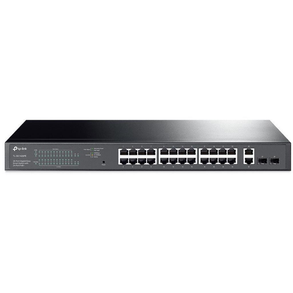 Комутатор мережевий TP-Link TL-SG1428PE - фото 1 Комутатор мережевий TP-Link TL-SG1428PE - фото 1
