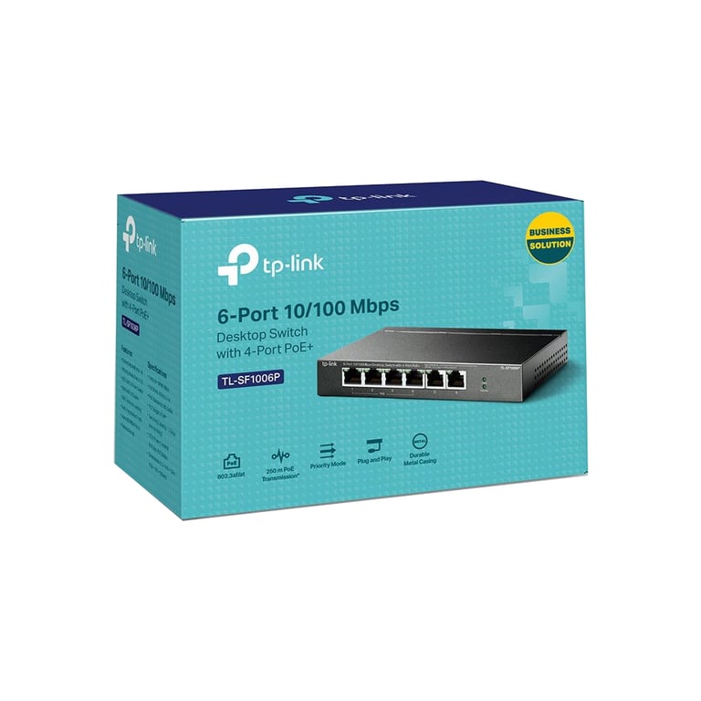 Комутатор мережевий TP-Link TL-SF1006P - фото 3