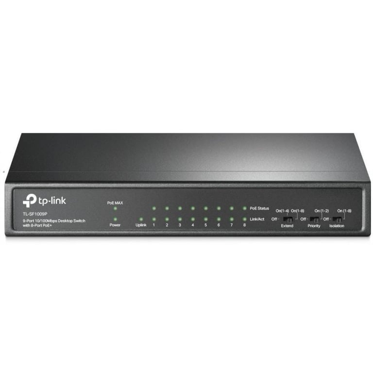 Комутатор мережевий TP-Link TL-SF1009P - фото 1
