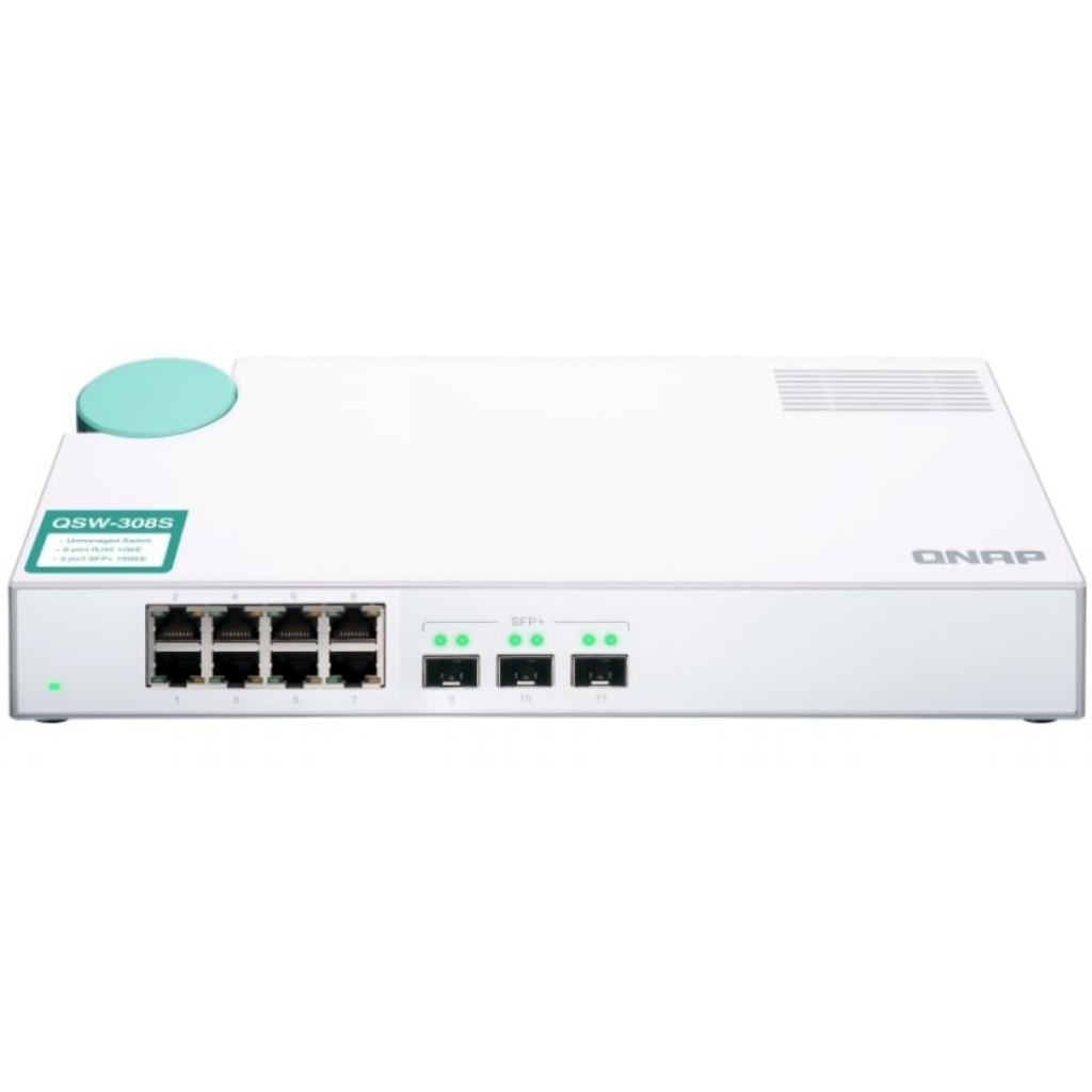 Комутатор мережевий QNap QSW-308S - фото 1 Комутатор мережевий QNap QSW-308S - фото 1