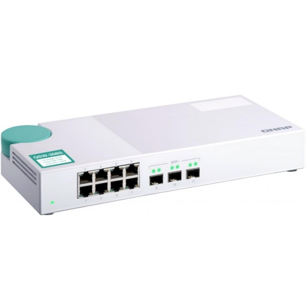 Комутатор мережевий QNap QSW-308S - фото 6 Комутатор мережевий QNap QSW-308S - фото 6